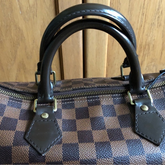 Louis Vuitton Damier Ebene Speedy 30 bag - Picture 4 of 15